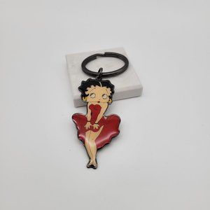 Betty Boop Keychain Red Dress Gift Idea Collectible